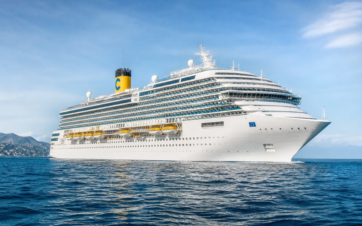Kreuzfahrtschiff auf ruhiger See als Symbolbild für Ostsee Kreuzfahrten